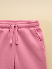 Joules Kids' Pink & Orange Loopback Sweat Shorts 2 Pack - Image 7 of 7