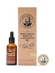 Captain Fawcett Ricki Halls Booze and Baccy Oil and Wax Gift Set - Image 1 of 2