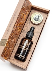 Captain Fawcett Ricki Halls Booze and Baccy Oil and Wax Gift Set - Image 2 of 2