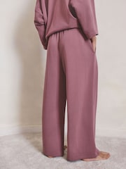 Rose Pink N.Premium Wide Leg Joggers - Image 4 of 8
