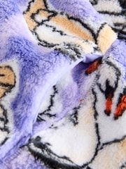 Purple Swan Borg Half Zip Fleece - Image 8 of 8