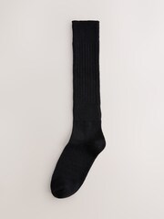 Schwarz - Longline Slouchy Socks 1 Pack - Bild 1 von 4