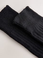 Black Longline Slouchy Socks 1 Pack - Image 7 of 7