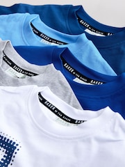 Baker by Ted Baker Graphic Print T-Shirts 5 Pack - Image 9 of 9