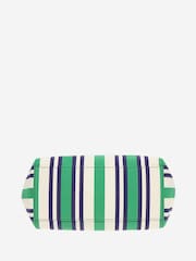 Sign of the Times Green Striped Canvas 2-Way Tote Bag - Image 9 of 10