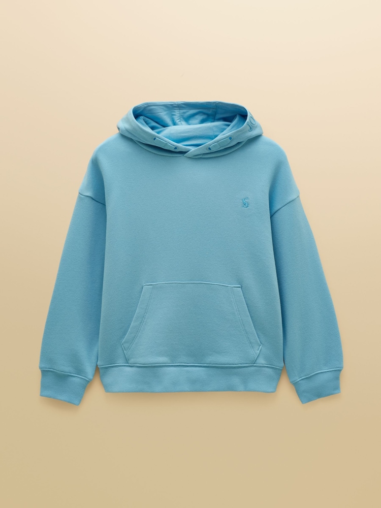 Joules Kids' Parkside Light Blue Hoodie - Image 1 of 5