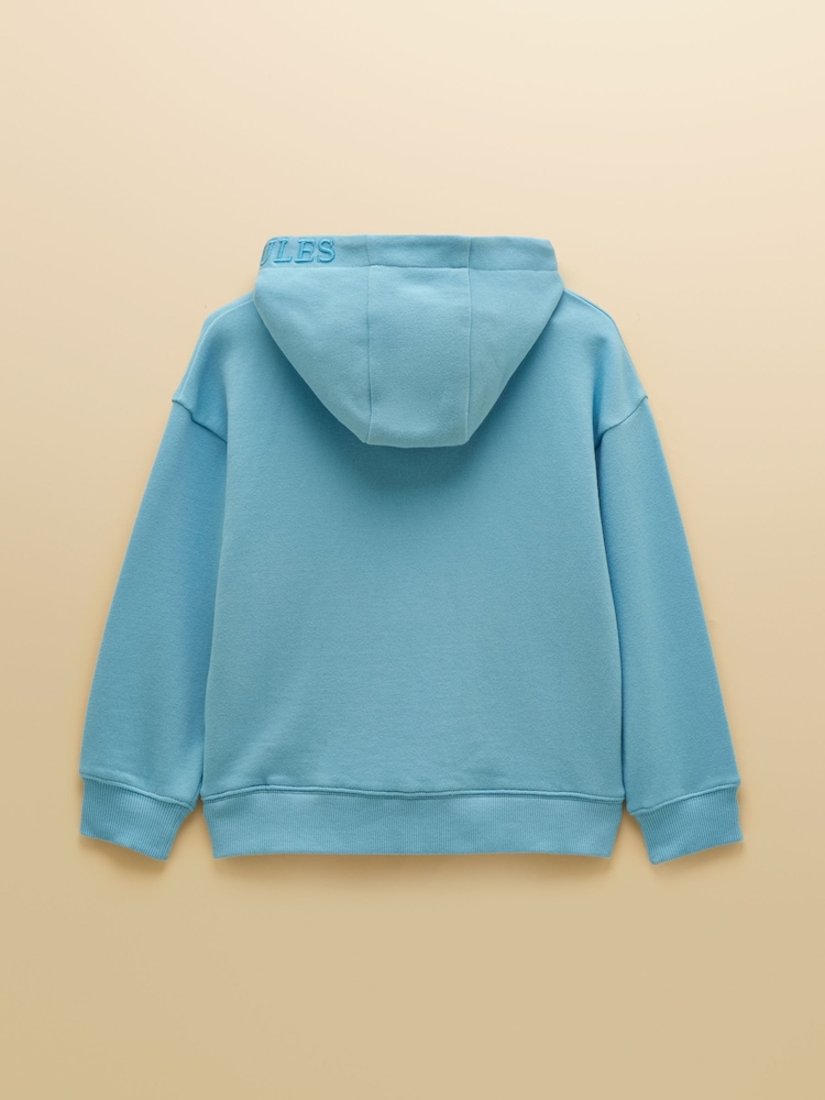 Joules Kids' Parkside Light Blue Hoodie - Image 2 of 5