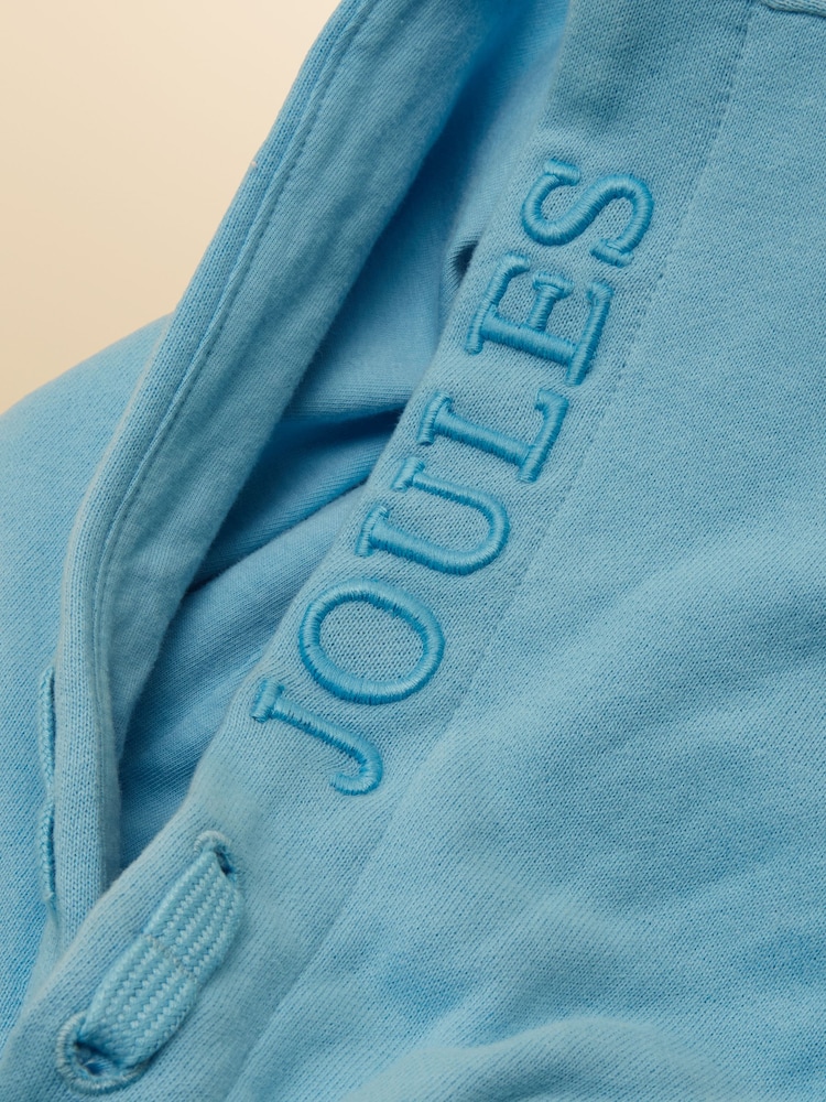 Joules Kids' Parkside Light Blue Hoodie - Image 5 of 5