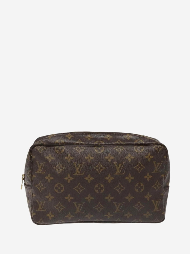 Sign of the Times Monogram Trousse Toilette Brown Pouch Bag - Image 1 of 9 Sign of the Times Monogram Trousse Toilette Brown Pouch Bag - Image 1 of 9