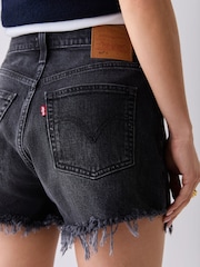 Levi's® Dark Blue 501 Curve Shorts - Image 5 of 5