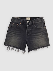 Levi's® Dark Blue 501 Curve Shorts - Image 6 of 7