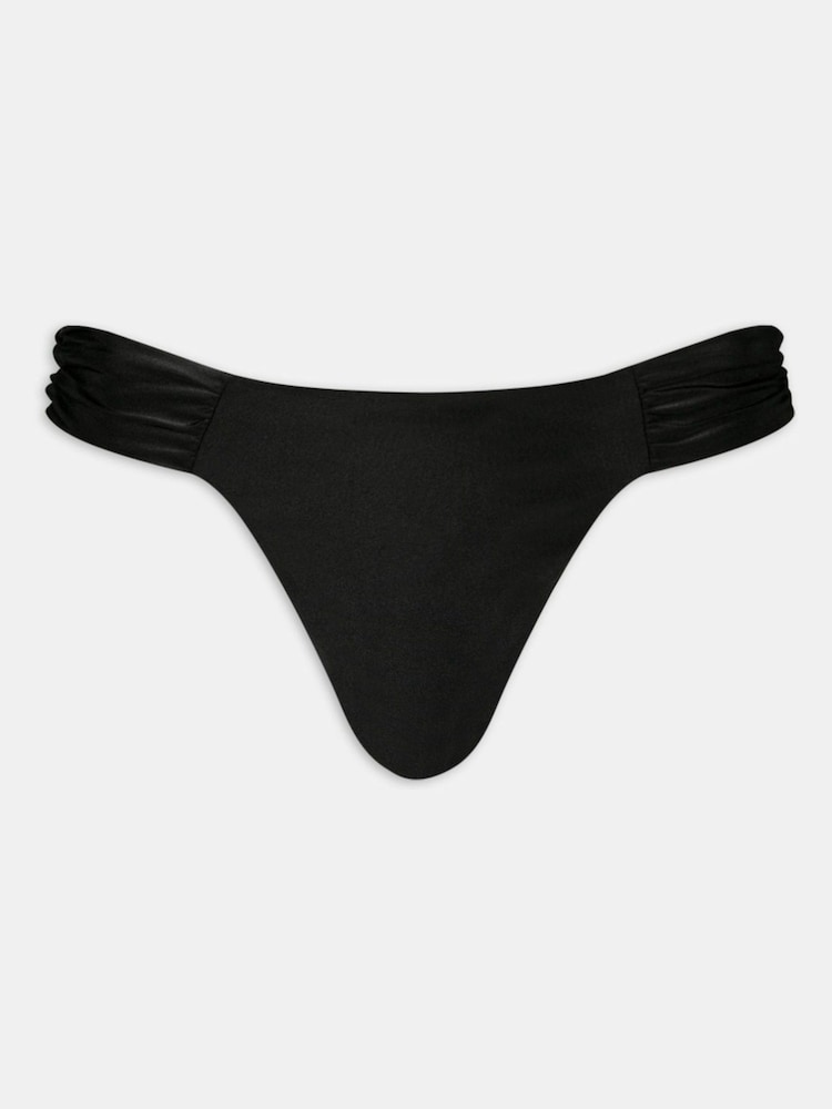 TALA Black Gathered Side Bikini Briefs - Image 3 of 3 TALA Black Gathered Side Bikini Briefs - Image 3 of 3