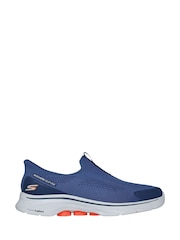 Skechers Blue Go Walk 7 Easy On Evolution Trainers - Image 1 of 4