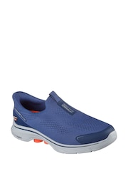Skechers Blue Go Walk 7 Easy On Evolution Trainers - Image 3 of 4