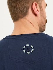 FatFace Navy Beatles Graphic T-Shirt - Image 5 of 6