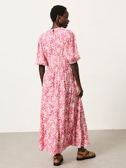 FatFace Multi Confetti Floral Petite Milly Midi Dress - Image 2 of 7