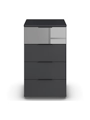 Rauch Metallic Grey Bayla 4 Drawer Chest - Image 2 of 4
