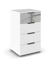 Rauch Alpine White Bayla 4 Drawer Chest - Image 3 of 4