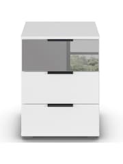 Rauch Alpine White Bayla Bedside Table - Image 2 of 4