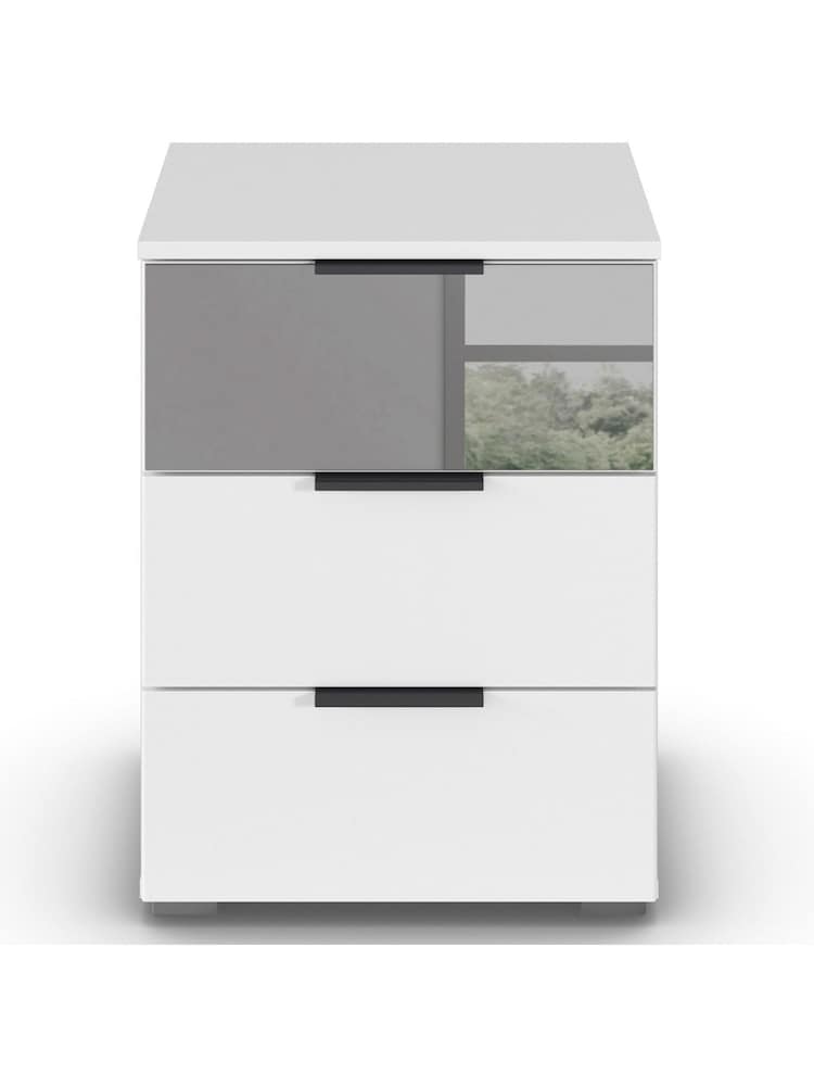 Rauch Alpine White Bayla Bedside Table - Image 2 of 4