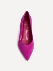 Linzi Pink Classic V-Cut Vamp Court Shoes - Image 4 of 6