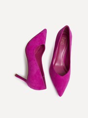 Linzi Pink Classic V-Cut Vamp Court Shoes - Image 5 of 6