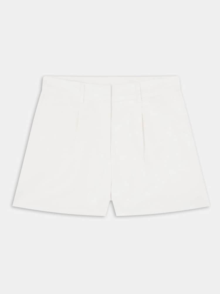 TALA White Heavyweight Linen Tailored Shorts - Image 3 of 3