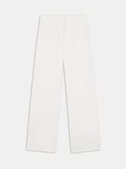 TALA White Heavyweight Linen Tailored Wide Leg Trousers - Image 3 of 3