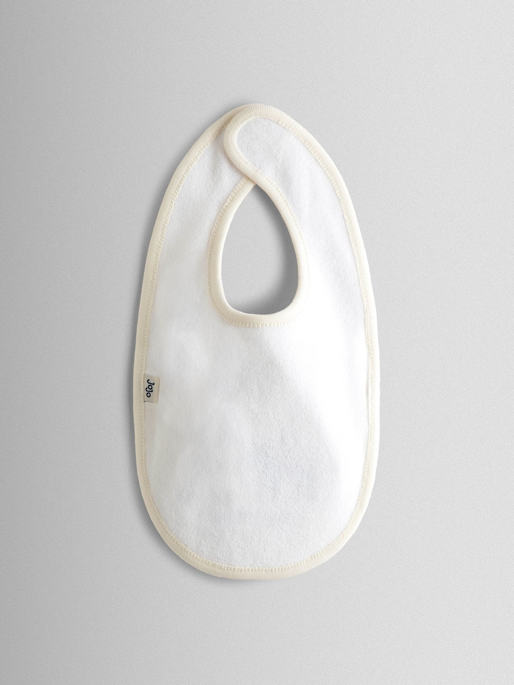 Jojo Maman Bébé Cream Bib - Image 2 of 3 Jojo Maman Bébé Cream Bib - Image 2 of 3