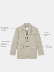 TALA Green Oversized Everyday Tailoring Multiway Blazer - Image 4 of 4