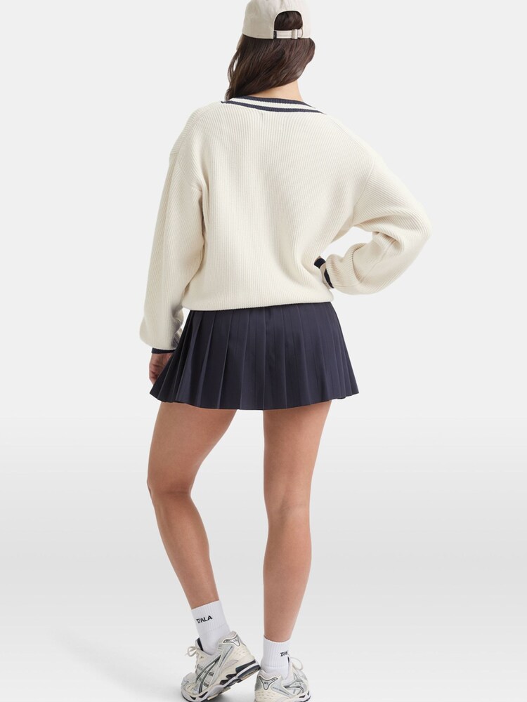 TALA V-Neck Knitted Cricket Jumper - Imagem 2 de 3