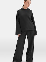 TALA Black SoftSmart Elevated Wide Leg Joggers - Image 2 of 3