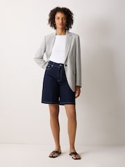 Jigsaw White Straight Neck Vest - Image 3 of 5
