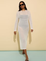 Baukjen Zarah ECOTEC® Crochet White Dress - Image 3 of 4