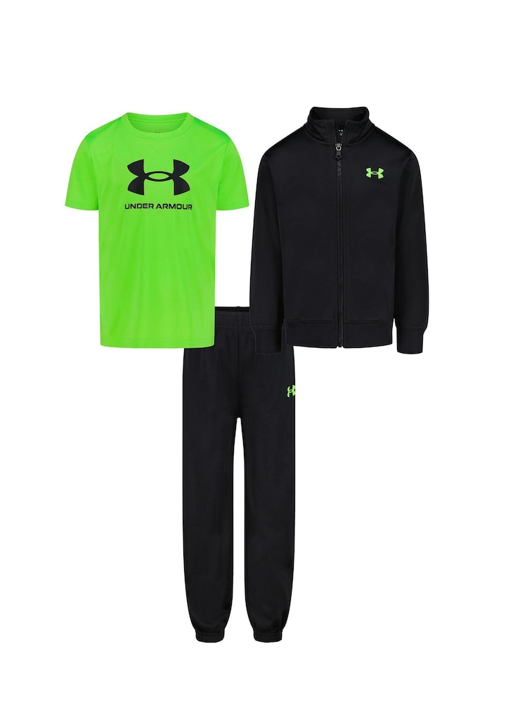 Under Armour Black Brawler Tracksuits and T-Shirts Set 3 Piece - Image 1 of 6