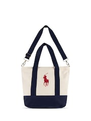 Polo Ralph Lauren White Player Logo Tote Bag - Image 1 of 12