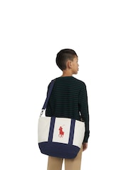 Polo Ralph Lauren White Player Logo Tote Bag - Image 11 of 12