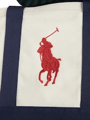 Polo Ralph Lauren White Player Logo Tote Bag - Image 6 of 12
