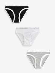 Polo Ralph Lauren Solid Bikinis 3 Pack With Logo Waistband - Slika 1 iz 12