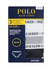 Polo Ralph Lauren Solid Bikinis 3 Pack With Logo Waistband - Slika 10 iz 12