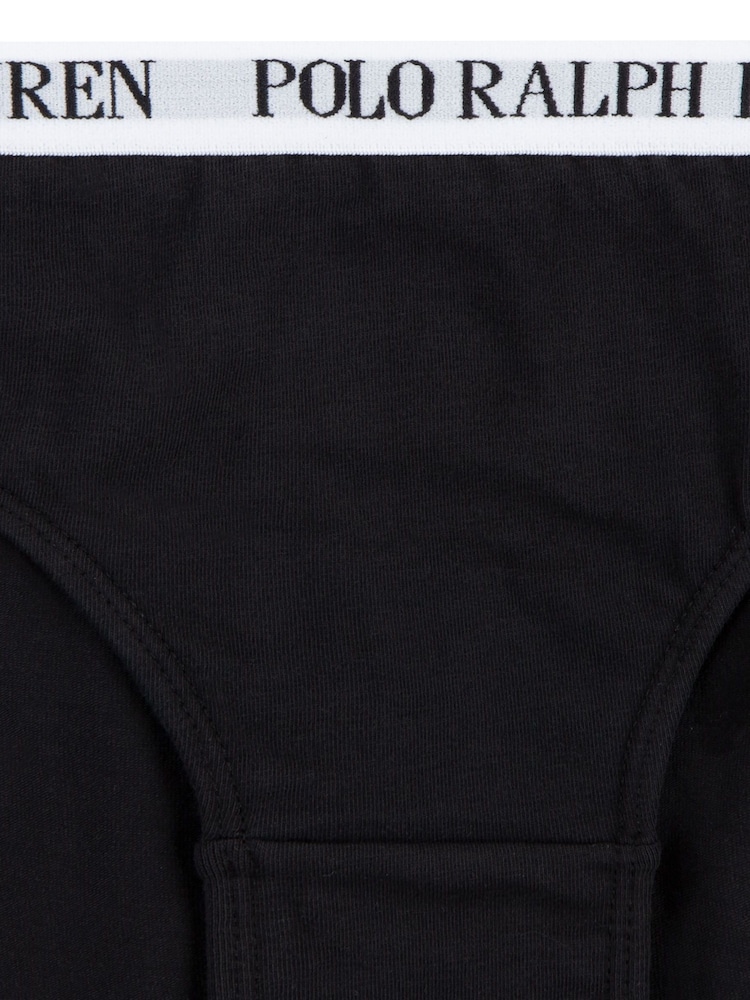 Polo Ralph Lauren Solid Bikinis 3 Pack With Logo Waistband - Slika 12 iz 12