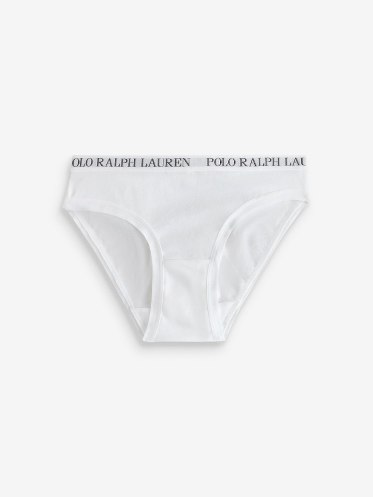 Polo Ralph Lauren Solid Bikinis 3 Pack With Logo Waistband - Slika 2 iz 12