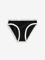 Polo Ralph Lauren Solid Bikinis 3 Pack With Logo Waistband - Slika 3 iz 12