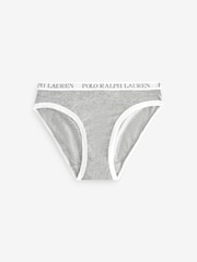 Polo Ralph Lauren Solid Bikinis 3 Pack With Logo Waistband - Slika 4 iz 12