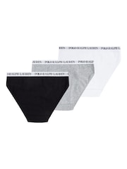 Polo Ralph Lauren Solid Bikinis 3 Pack With Logo Waistband - Slika 7 iz 12