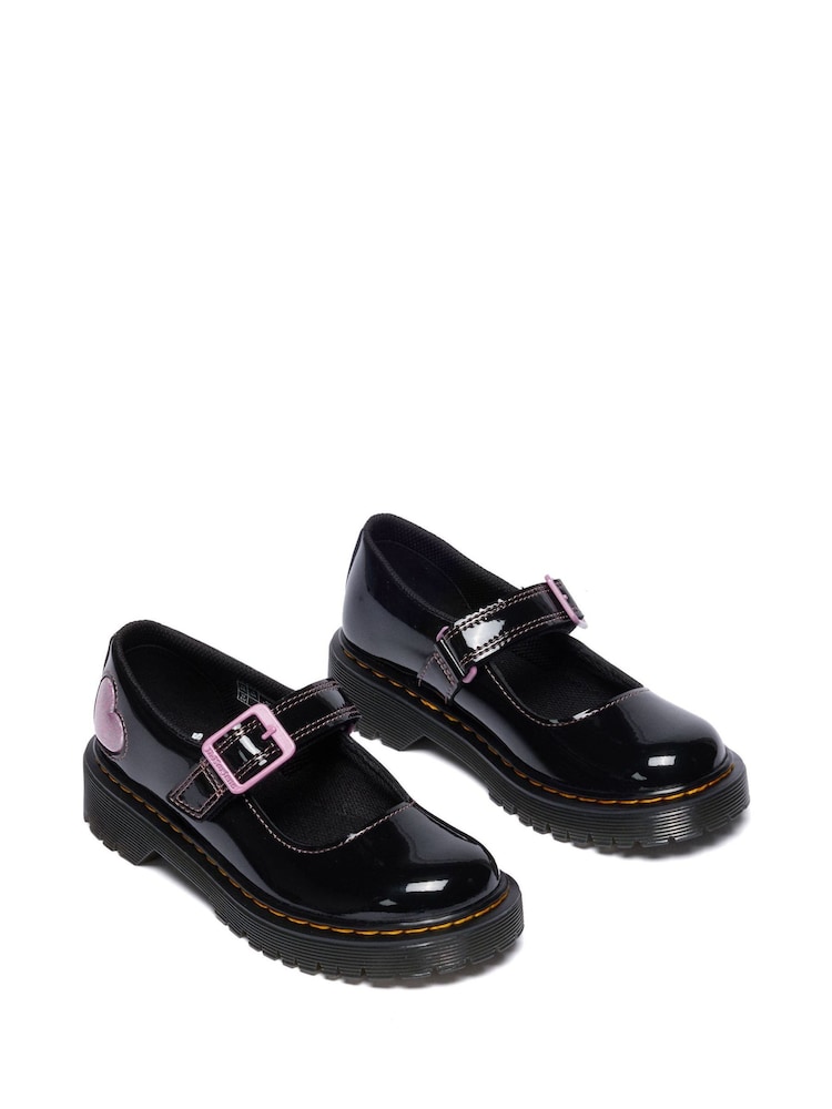 Dr. Martens Black Bex Patent Lamper Mary Jane Shoes - Image 2 of 5