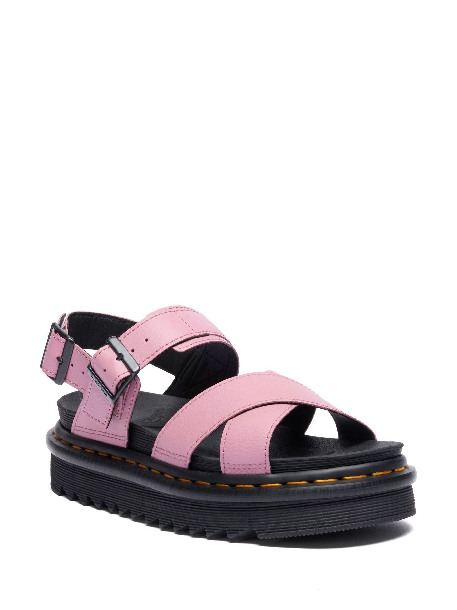 Buy Dr. Martens Pink Voss Ii Athena Leather Sandals from Next USA