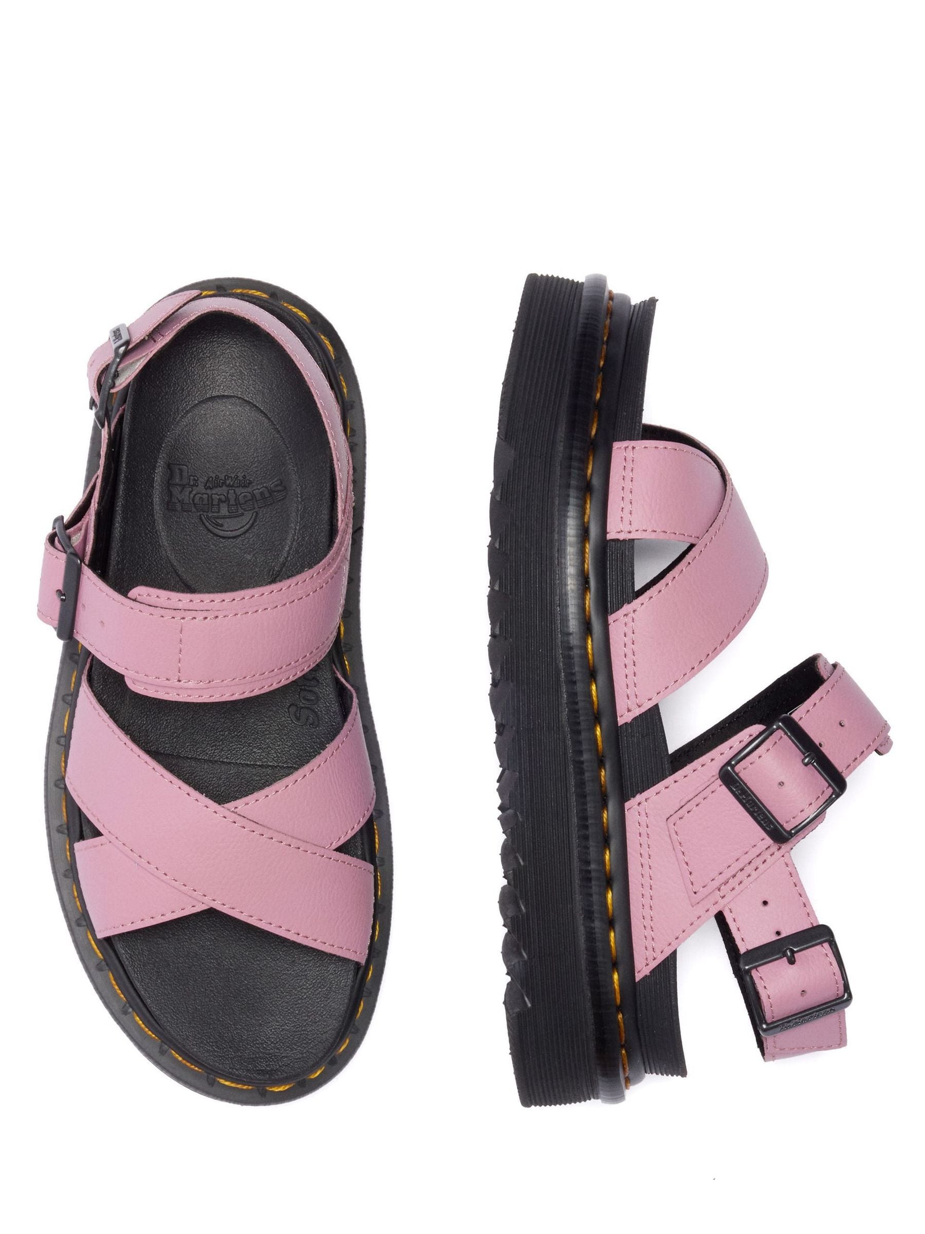 Buy Dr. Martens Pink Voss Ii Athena Leather Sandals from Next USA