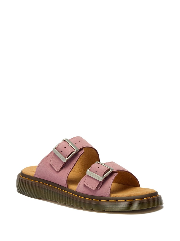 Dr. Martens Josef Dusty Rose Sandalen aus gefrästem Nubukleder - Bild 1 von 5