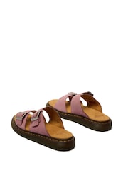 Dr. Martens Josef Dusty Rose Sandalen aus gefrästem Nubukleder - Bild 3 von 5